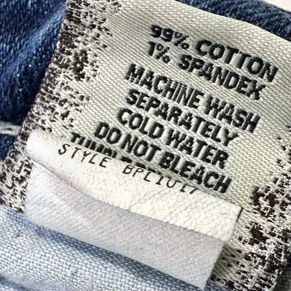 Buckle BKE Jeans Womens 34S Short Blue Fade Y2K Payton Skinny Midrise Whiskers - Picture 6 of 12